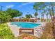 Beautiful in-ground pool and mature trees creating a serene and private outdoor oasis at 1911 Valley Dr, Las Vegas, NV 89108