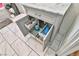 Bathroom vanity with pullout drawers offers lots of storage at 304 Perkins Cir, Las Vegas, NV 89106