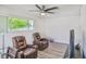 Bright living room with modern floors, contemporary furniture, and abundant natural light at 304 Perkins Cir, Las Vegas, NV 89106