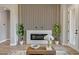 Bright living room showcasing fireplace with modern design at 3218 Squire St, Las Vegas, NV 89135