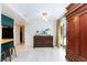 Bright dining area with access to the patio and ample space for entertaining at 3380 Kensbrook St, Las Vegas, NV 89121