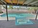 Inviting backyard pool with steps, perfect for cooling off and relaxing in a private outdoor space at 3585 Winner Dr, Las Vegas, NV 89120