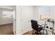 Office space with desk, chair, and natural light from the window at 3828 Prairie Orchid Ave, North Las Vegas, NV 89081