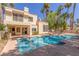 A beautiful backyard featuring a refreshing pool, perfect for relaxation and entertainment at 5228 Painted Lakes Way, Las Vegas, NV 89149