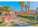 Outdoor picnic tables and a pet waste station within common area at 700 Carnegie St # 4113, Henderson, NV 89052