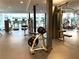 Community gym equipment includes free weights and several machines at 8925 W Flamingo Rd # 319, Las Vegas, NV 89147
