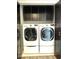 Laundry room features a white front loading washer and dryer set at 8925 W Flamingo Rd # 319, Las Vegas, NV 89147