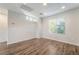 Inviting bedroom with hardwood floors, ample natural light, and neutral paint, ready for personalization at 9050 W Tropicana Ave # 1017, Las Vegas, NV 89147
