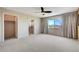 Spacious bedroom with great views, carpet flooring and ample space at 9542 Ridgeglen Ct, Las Vegas, NV 89148