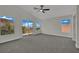 Spacious bedroom offers beautiful views from large windows and sliding door to the outside at 96 Saint Johns Wood Ave, Henderson, NV 89002
