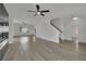 Living area with fireplace and stairway to the second level at 96 Saint Johns Wood Ave, Henderson, NV 89002