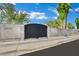 Gated concrete fence offering privacy and security to the property at 101 N 19Th St, Las Vegas, NV 89101