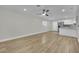Bright living room featuring recessed lighting and an open floor plan with wood-look flooring at 101 N 19Th St, Las Vegas, NV 89101