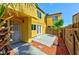 Private outdoor patio offers a tranquil retreat with a desert landscape at 1480 Hialeah Dr # B, Las Vegas, NV 89119