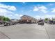 Exterior of home with large driveway at 1919 Belcastro St, Las Vegas, NV 89117