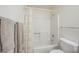 Cozy bathroom featuring a shower-tub combination and neutral wall colors at 2068 Mesquite Ln # 203, Laughlin, NV 89029