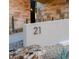 Modern desert home, showcasing address number and stone accent wall at 21 Rockstream Dr, Henderson, NV 89012