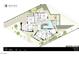 Detailed floor plan of a modern home showcasing open living spaces, pool, and landscaped areas at 21 Rockstream Dr, Henderson, NV 89012