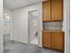 Hallway with carpet and built in storage at 2344 Valleywood St, Henderson, NV 89014