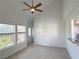Living room with vaulted ceiling, wood-look tile and lots of natural light at 3606 Di Salvo Dr # 133, Las Vegas, NV 89103