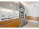 Modern kitchen with stainless steel appliances, sleek cabinetry, and a functional design at 3726 Las Vegas Blvd # 704, Las Vegas, NV 89158
