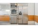 A modern kitchen with stainless steel appliances, sleek cabinets, and functional design, offering a stylish culinary space at 3726 Las Vegas Blvd # 704, Las Vegas, NV 89158