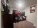 Bedroom with carpet floors, bunk beds, and overhead lighting at 4056 Campeche Ave, Las Vegas, NV 89121