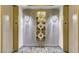 Elevator lobby with contemporary lighting and decor at 4525 Dean Martin Dr # 2203, Las Vegas, NV 89103