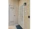 Apartment entry featuring secure steel door and Ring security system for modern safety and convenience at 5576 W Rochelle Ave # 27A, Las Vegas, NV 89103