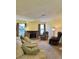 Inviting living room with cozy fireplace, plush seating, and ample natural light, perfect for relaxation at 5576 W Rochelle Ave # 27A, Las Vegas, NV 89103