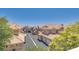 An aerial shot of the community showcases the tile roofs and architectural details at 5855 Valley Dr # 2106, North Las Vegas, NV 89031
