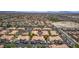 Expansive aerial view of townhomes with well-maintained landscaping and neighborhood amenities at 5855 Valley Dr # 2106, North Las Vegas, NV 89031