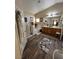 Bathroom with dual sinks, soaking tub, and walk-in shower at 6329 Kitamaya St, North Las Vegas, NV 89031