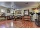 Traditional living room featuring hardwood floors and decorative furnishing at 6329 Kitamaya St, North Las Vegas, NV 89031