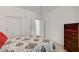 Bedroom features a double bed and closet at 775 Wigan Pier Dr, Henderson, NV 89002
