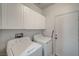 Convenient laundry room equipped with a washer and dryer at 775 Wigan Pier Dr, Henderson, NV 89002