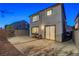 Cozy backyard featuring a gravel landscape, a small patio set, and a simple, low-maintenance design at 7853 Bethel Heights Ln, Las Vegas, NV 89113