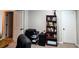 Well-lit office space featuring storage shelving and modern furnishings at 8186 Guadiano Ave, Las Vegas, NV 89113