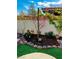Eye-catching flower garden, adorned with colorful blooms, enhances the property's appeal at , Las Vegas, NV 89141