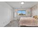 Cozy bedroom featuring wallpaper, window view and carpet at 1000 Cetona Ct, Henderson, NV 89011