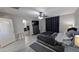 Spacious main bedroom suite features ceiling fan, walk-in closet and en-suite bath at 10668 Berkshire Woods Ave, Las Vegas, NV 89166