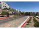 Gated entrance to a modern community, enhancing privacy and security for residents at 11658 Midnight Melody Ave, Las Vegas, NV 89138