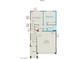 Floorplan showing the layout of the first floor of the home at 11658 Midnight Melody Ave, Las Vegas, NV 89138