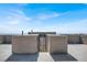 The stairway to the roof provides access to the fantastic roof deck and city views at 11658 Midnight Melody Ave, Las Vegas, NV 89138
