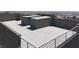 A spacious rooftop deck with contemporary railing, perfect for outdoor lounging and entertainment at 11658 Midnight Melody Ave, Las Vegas, NV 89138