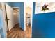 Hallway showcases a view of the bathroom and closet space at 1709 High Breeze Ct, Las Vegas, NV 89106
