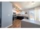 Kitchen featuring stainless appliances, granite countertops and white cabinetry at 1709 High Breeze Ct, Las Vegas, NV 89106