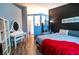 Spacious main bedroom features a dressing table and ensuite bathroom at 1709 High Breeze Ct, Las Vegas, NV 89106