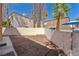 This backyard is a blank canvas ready for your personal touches at 3221 Epson St, Las Vegas, NV 89129