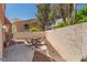 Outdoor seating area featuring a patio with room for furniture, perfect for entertaining at 3221 Epson St, Las Vegas, NV 89129
